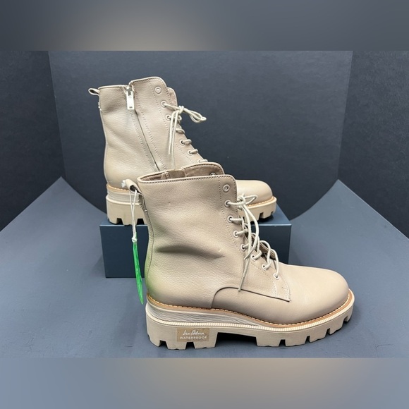 SAME EDELMAN Garret Ivory Leather boots, NEW - Picture 6 of 13